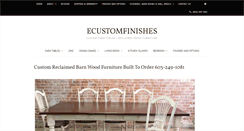 Desktop Screenshot of ecustomfinishes.com